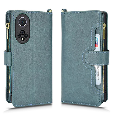 Funda de Cuero Cartera con Soporte Carcasa BY2 para Huawei Honor 50 5G Verde