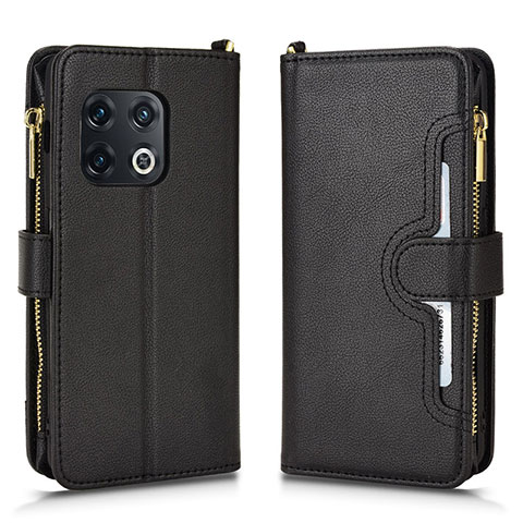 Funda de Cuero Cartera con Soporte Carcasa BY2 para OnePlus 10 Pro 5G Negro