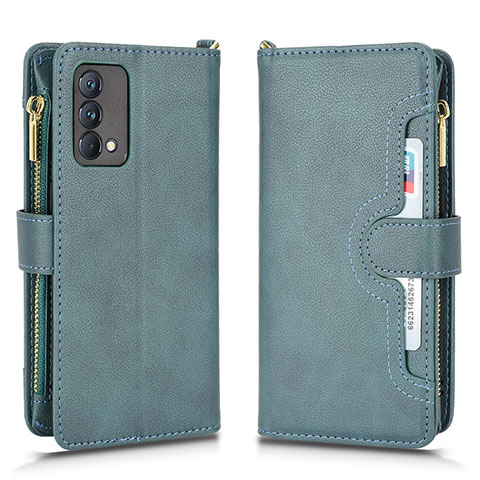 Funda de Cuero Cartera con Soporte Carcasa BY2 para Realme GT Master 5G Verde