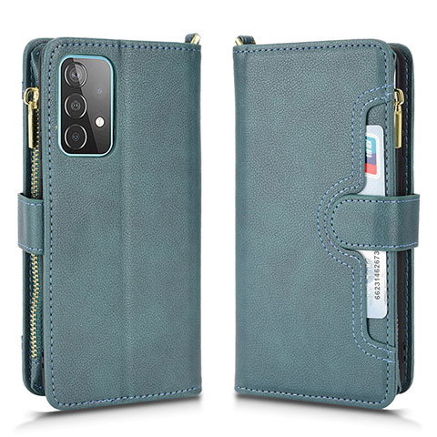 Funda de Cuero Cartera con Soporte Carcasa BY2 para Samsung Galaxy A52 4G Verde