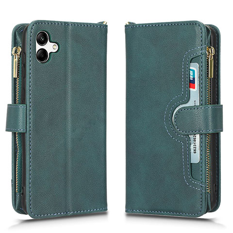 Funda de Cuero Cartera con Soporte Carcasa BY2 para Samsung Galaxy F04 Verde