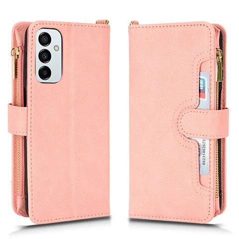 Funda de Cuero Cartera con Soporte Carcasa BY2 para Samsung Galaxy F23 5G Oro Rosa