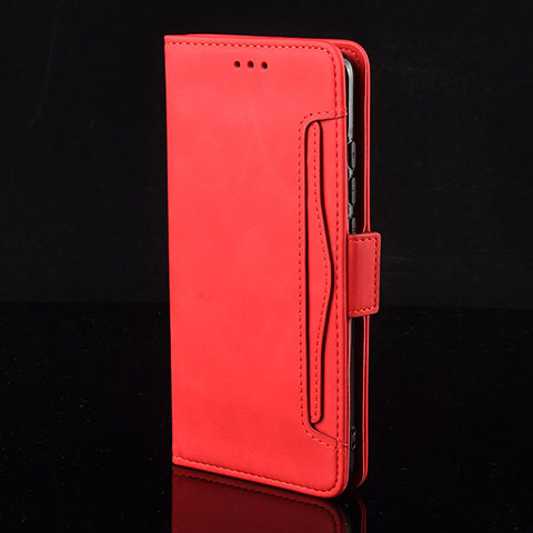 Funda de Cuero Cartera con Soporte Carcasa BY2 para Xiaomi Redmi Note 9T 5G Rojo