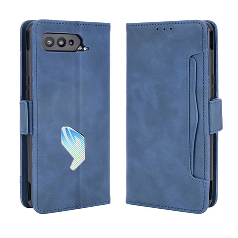 Funda de Cuero Cartera con Soporte Carcasa BY3 para Asus ROG Phone 5s Azul