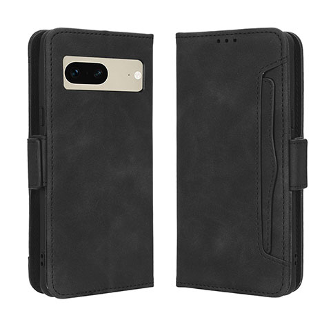 Funda de Cuero Cartera con Soporte Carcasa BY3 para Google Pixel 7 5G Negro