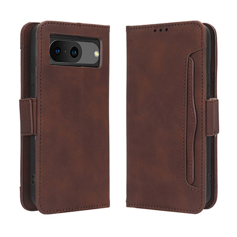 Funda de Cuero Cartera con Soporte Carcasa BY3 para Google Pixel 8 5G Marron