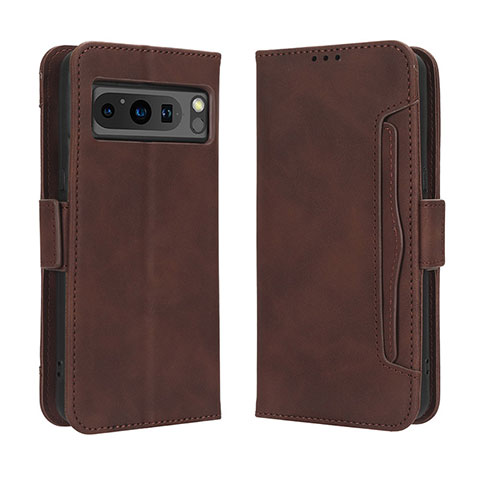 Funda de Cuero Cartera con Soporte Carcasa BY3 para Google Pixel 8 Pro 5G Marron