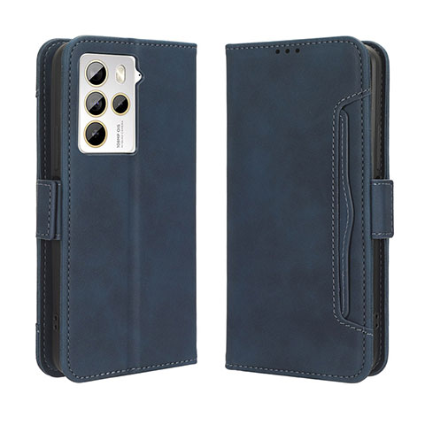 Funda de Cuero Cartera con Soporte Carcasa BY3 para HTC U23 5G Azul