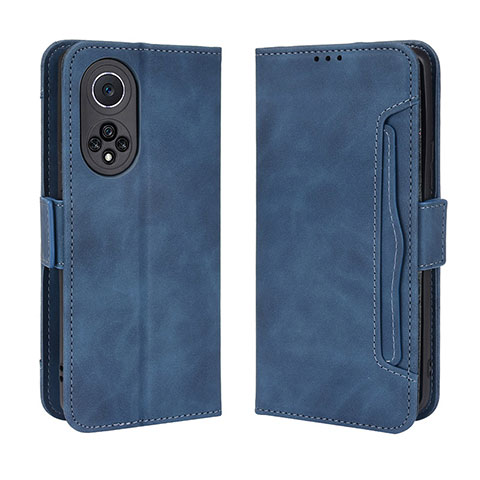 Funda de Cuero Cartera con Soporte Carcasa BY3 para Huawei Honor 50 Pro 5G Azul