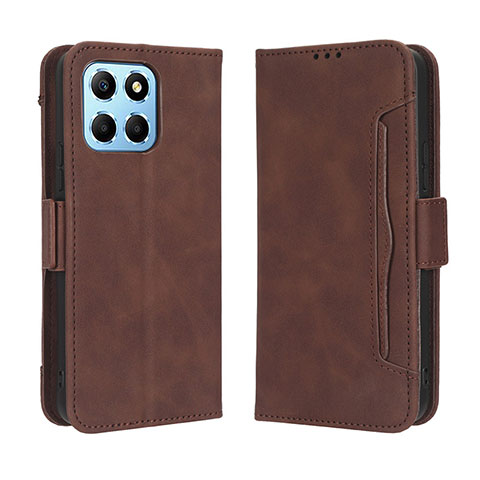 Funda de Cuero Cartera con Soporte Carcasa BY3 para Huawei Honor 70 Lite 5G Marron