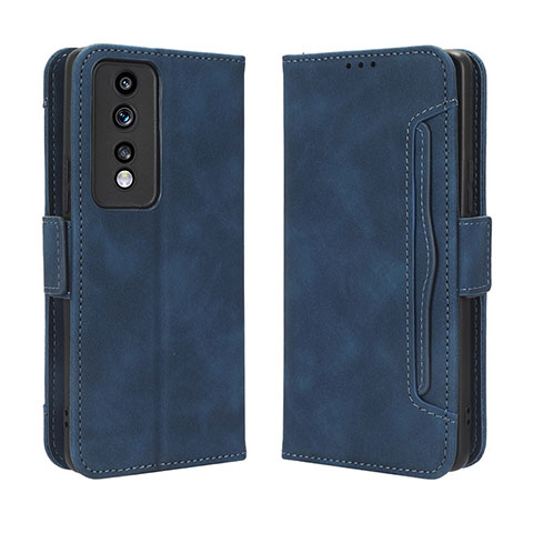 Funda de Cuero Cartera con Soporte Carcasa BY3 para Huawei Honor 80 GT 5G Azul