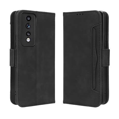 Funda de Cuero Cartera con Soporte Carcasa BY3 para Huawei Honor 80 GT 5G Negro