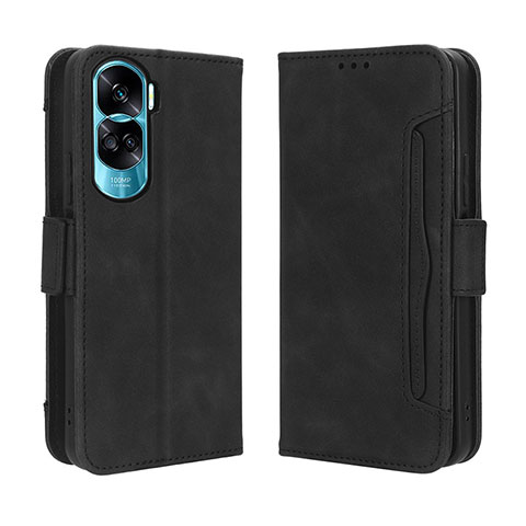 Funda de Cuero Cartera con Soporte Carcasa BY3 para Huawei Honor 90 Lite 5G Negro