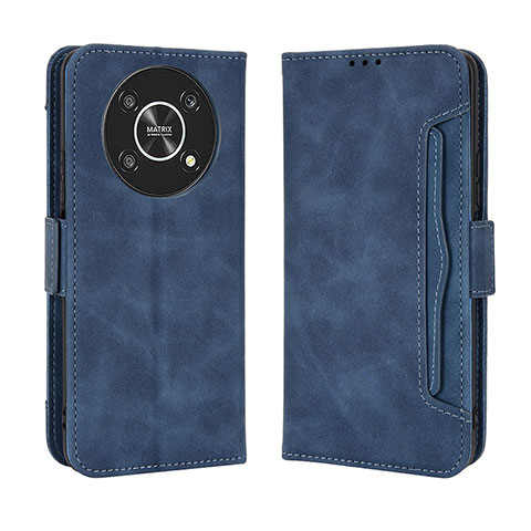 Funda de Cuero Cartera con Soporte Carcasa BY3 para Huawei Honor Magic4 Lite 5G Azul