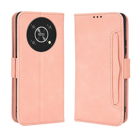 Funda de Cuero Cartera con Soporte Carcasa BY3 para Huawei Honor Magic4 Lite 5G Rosa