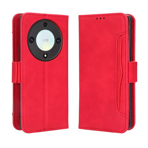 Funda de Cuero Cartera con Soporte Carcasa BY3 para Huawei Honor Magic5 Lite 5G Rojo