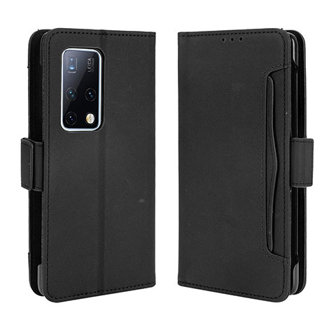 Funda de Cuero Cartera con Soporte Carcasa BY3 para Huawei Mate X2 Negro