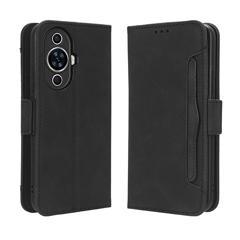 Funda de Cuero Cartera con Soporte Carcasa BY3 para Huawei Nova 11 Negro