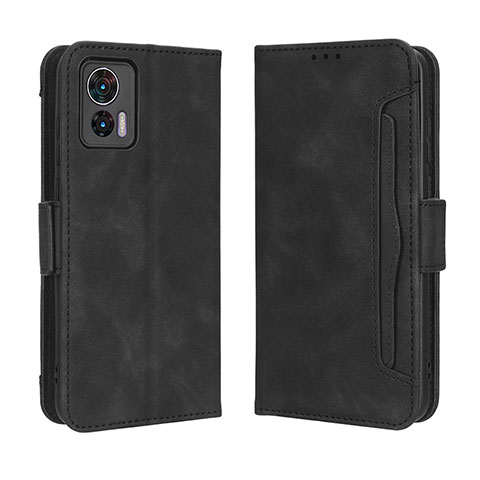 Funda de Cuero Cartera con Soporte Carcasa BY3 para Motorola Moto Edge 30 Neo 5G Negro