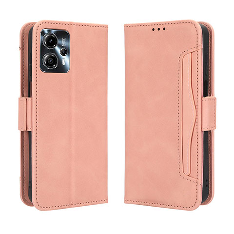 Funda de Cuero Cartera con Soporte Carcasa BY3 para Motorola Moto G13 Rosa