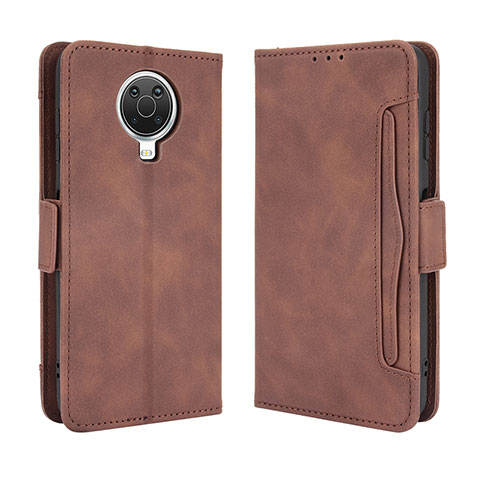 Funda de Cuero Cartera con Soporte Carcasa BY3 para Nokia 6.3 Marron