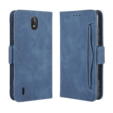 Funda de Cuero Cartera con Soporte Carcasa BY3 para Nokia C2 Azul