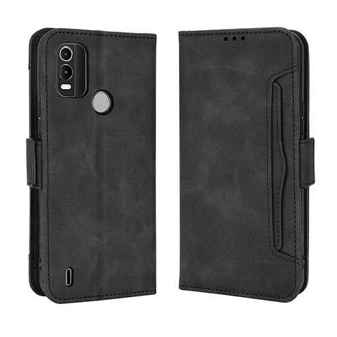 Funda de Cuero Cartera con Soporte Carcasa BY3 para Nokia C21 Plus Negro