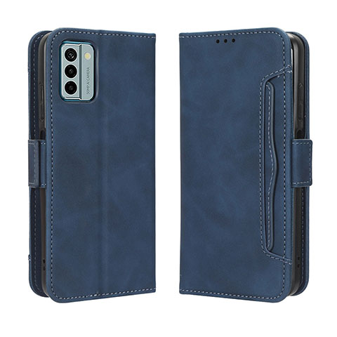 Funda de Cuero Cartera con Soporte Carcasa BY3 para Nokia G22 Azul