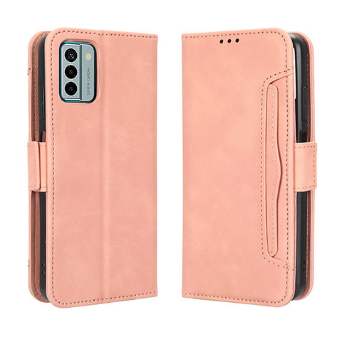 Funda de Cuero Cartera con Soporte Carcasa BY3 para Nokia G22 Rosa