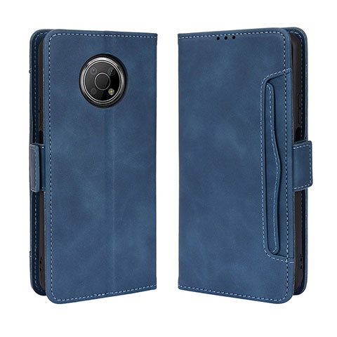 Funda de Cuero Cartera con Soporte Carcasa BY3 para Nokia G300 5G Azul