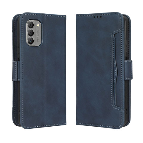 Funda de Cuero Cartera con Soporte Carcasa BY3 para Nokia G400 5G Azul