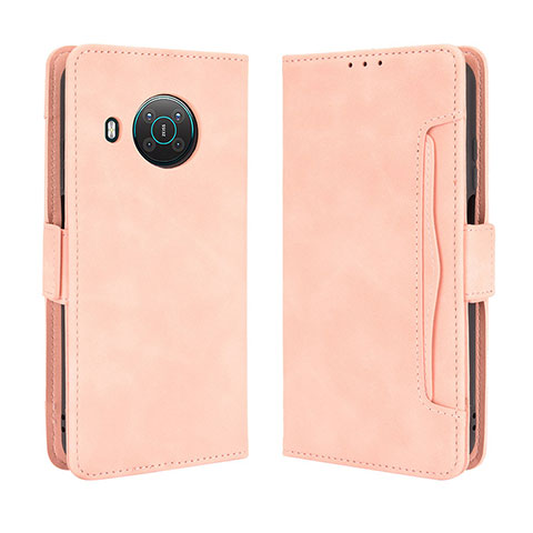 Funda de Cuero Cartera con Soporte Carcasa BY3 para Nokia X100 5G Rosa