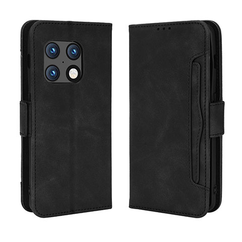 Funda de Cuero Cartera con Soporte Carcasa BY3 para OnePlus 10 Pro 5G Negro