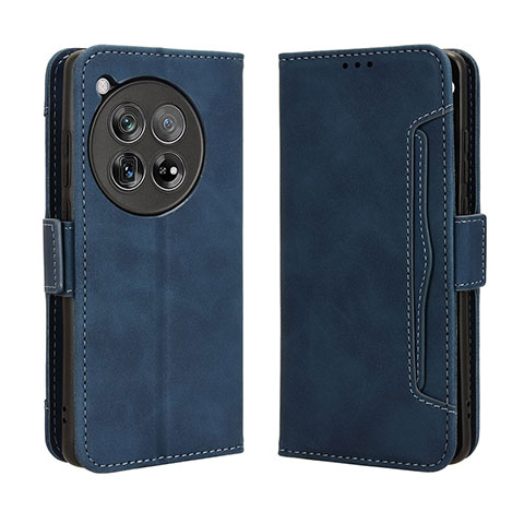 Funda de Cuero Cartera con Soporte Carcasa BY3 para OnePlus 12R 5G Azul