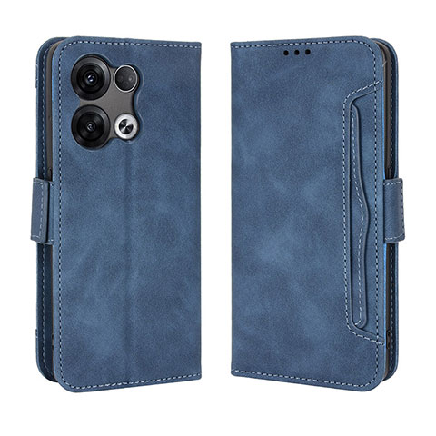 Funda de Cuero Cartera con Soporte Carcasa BY3 para Oppo Reno8 Pro+ Plus 5G Azul