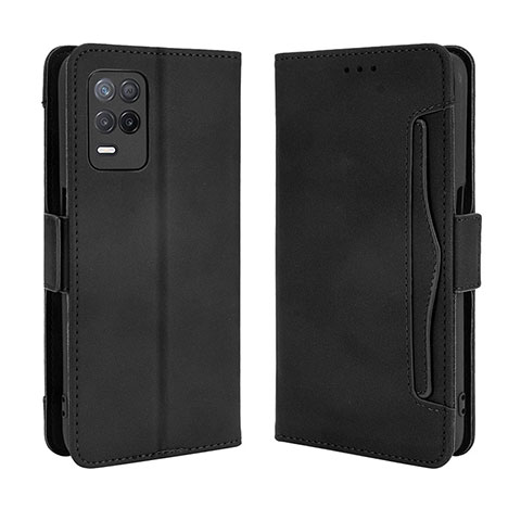 Funda de Cuero Cartera con Soporte Carcasa BY3 para Realme 8s 5G Negro