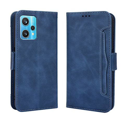 Funda de Cuero Cartera con Soporte Carcasa BY3 para Realme 9 4G Azul