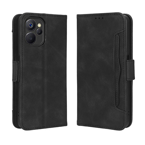 Funda de Cuero Cartera con Soporte Carcasa BY3 para Realme 9i 5G Negro