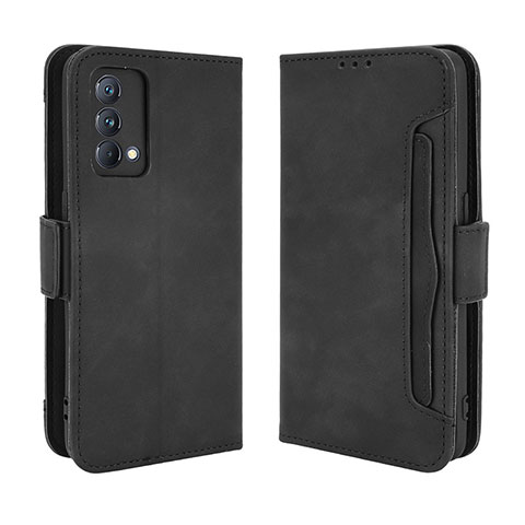 Funda de Cuero Cartera con Soporte Carcasa BY3 para Realme GT Master 5G Negro