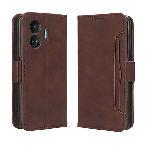 Funda de Cuero Cartera con Soporte Carcasa BY3 para Realme GT Neo5 SE 5G Marron