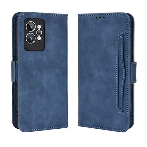 Funda de Cuero Cartera con Soporte Carcasa BY3 para Realme GT2 Pro 5G Azul