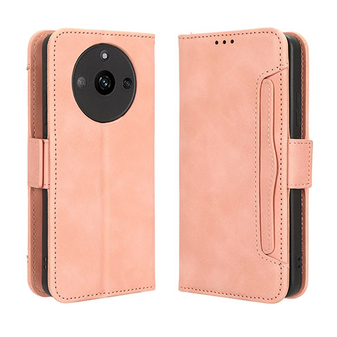 Funda de Cuero Cartera con Soporte Carcasa BY3 para Realme Narzo 60 5G Rosa