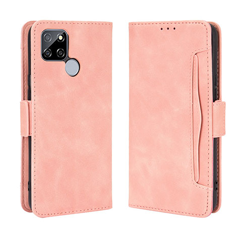 Funda de Cuero Cartera con Soporte Carcasa BY3 para Realme V3 5G Rosa