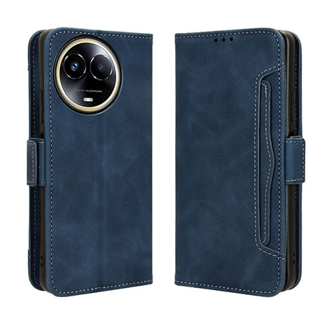 Funda de Cuero Cartera con Soporte Carcasa BY3 para Realme V50s 5G Azul