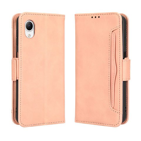 Funda de Cuero Cartera con Soporte Carcasa BY3 para Samsung Galaxy A23s Rosa