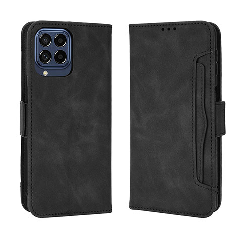 Funda de Cuero Cartera con Soporte Carcasa BY3 para Samsung Galaxy M33 5G Negro