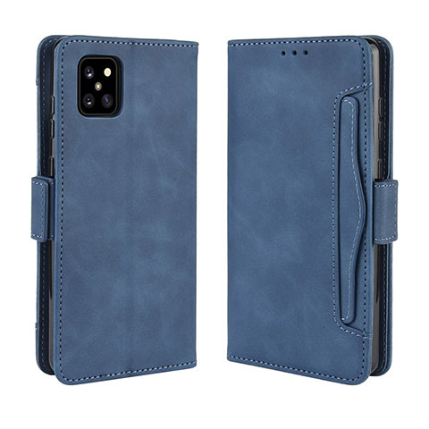 Funda de Cuero Cartera con Soporte Carcasa BY3 para Samsung Galaxy M60s Azul