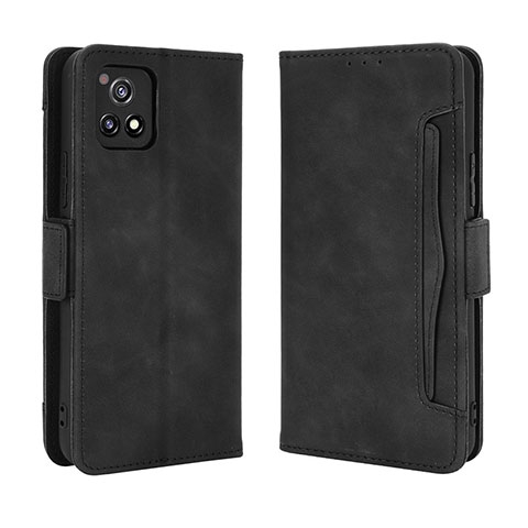 Funda de Cuero Cartera con Soporte Carcasa BY3 para Vivo Y31s 5G Negro