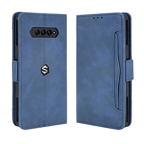 Funda de Cuero Cartera con Soporte Carcasa BY3 para Xiaomi Black Shark 4 5G Azul