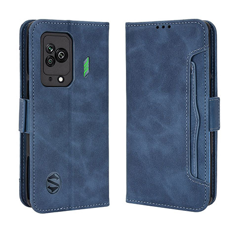 Funda de Cuero Cartera con Soporte Carcasa BY3 para Xiaomi Black Shark 5 5G Azul